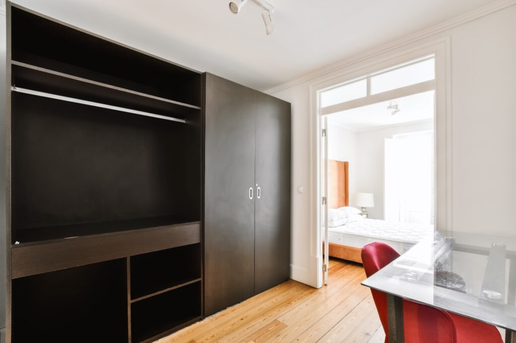Organizing an apartment closet on a budget